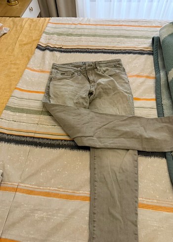 Gri Rahat Erkek Kot Pantolon - Görsel 5