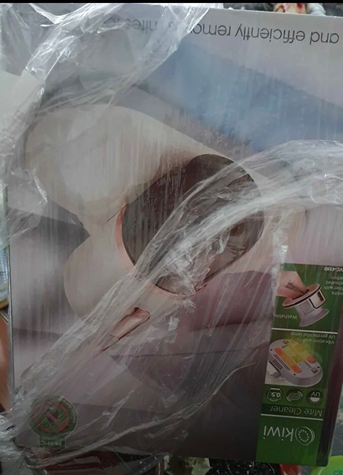 Beyaz ve Gri Mini Elektrikli Süpürge - Görsel 2