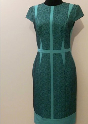 Dantel Detaylı Davet/Ofis Elbisesi - Görsel 3