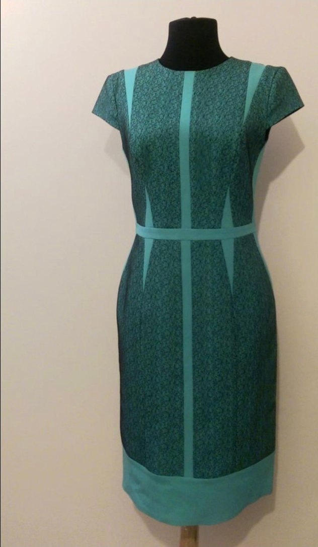 Dantel Detaylı Davet/Ofis Elbisesi - Görsel 3