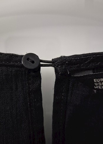 ZARA Dantel İşlemeli Siyah Kadın Bluz - Görsel 3