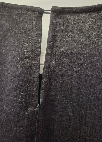 ZARA Dantel İşlemeli Siyah Kadın Bluz - Görsel 8