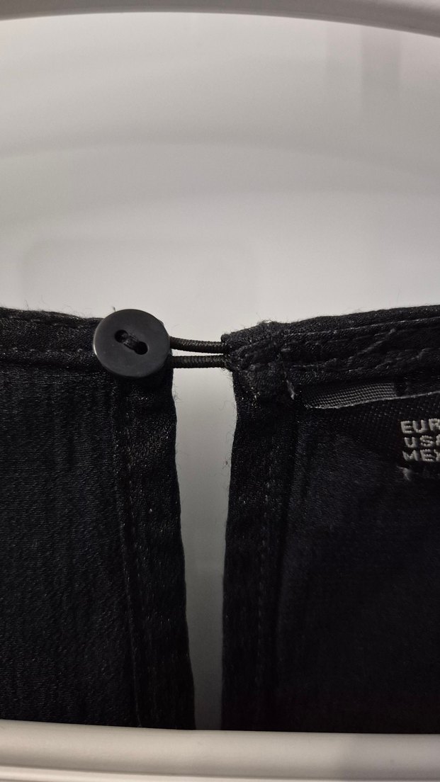 ZARA Dantel İşlemeli Siyah Kadın Bluz - Görsel 3