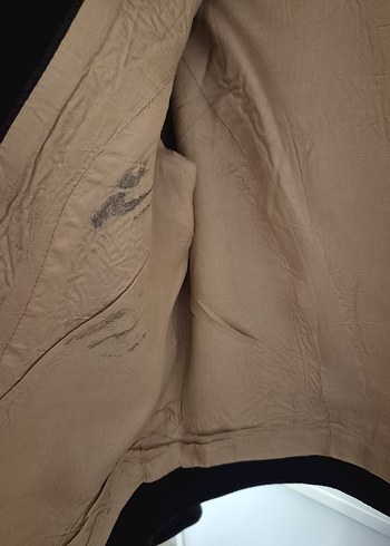 FABRIKA Siyah Kadın Midi Blazer Ceket - Görsel 8