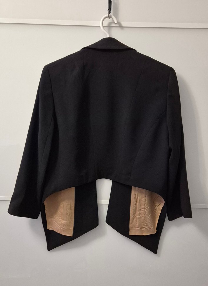 FABRIKA Siyah Kadın Midi Blazer Ceket - Görsel 2