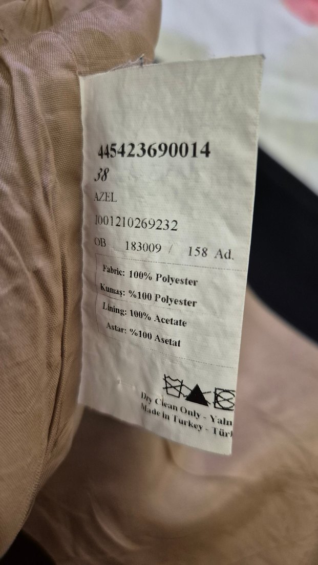 FABRIKA Siyah Kadın Midi Blazer Ceket - Görsel 4