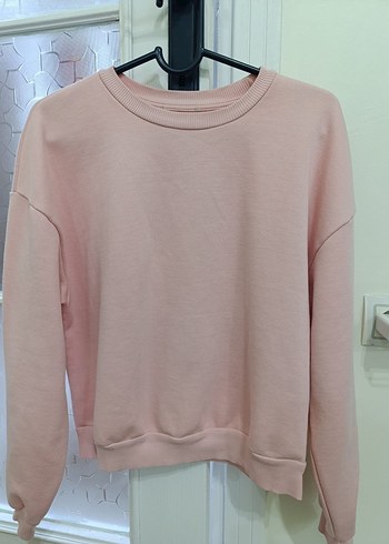 Defacto Pembe Kadın Oversize Sweatshirt - Görsel 3