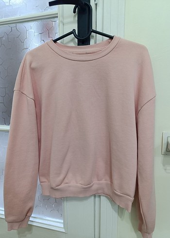 Defacto Pembe Kadın Oversize Sweatshirt - Görsel 2