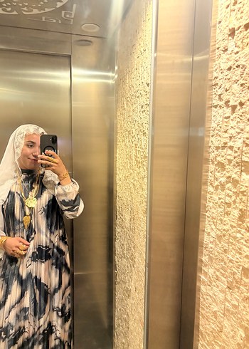 Bohem Stil Uzun Bağlamalı Salaş Elbise - Görsel 2