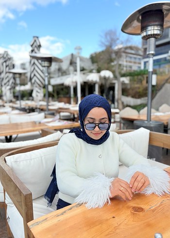 Kolları kürk detaylı ceket - Görsel 2