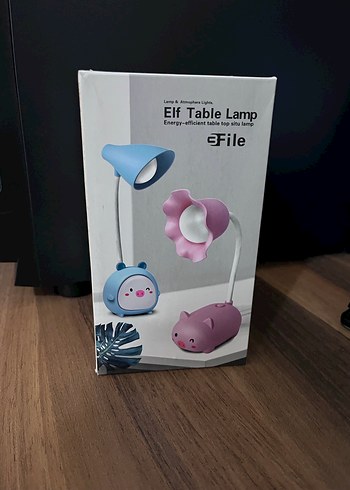 Pastel Tavşan Figürlü Masa Lambası - Görsel 4