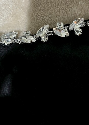 V Yaka Mini Siyah Abiye Elbise - Görsel 3