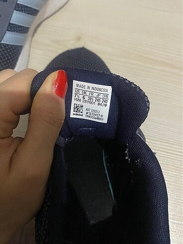39 Beden mavi Renk Adidas kadin koşu ayakkabı