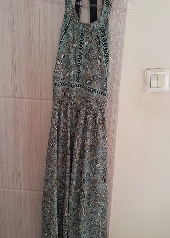 Ekol marka Desenli Uzun Kolsuz Elbise - Görsel 2