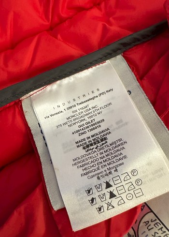 Kırmızı Moncler Erkek Mont - Görsel 4