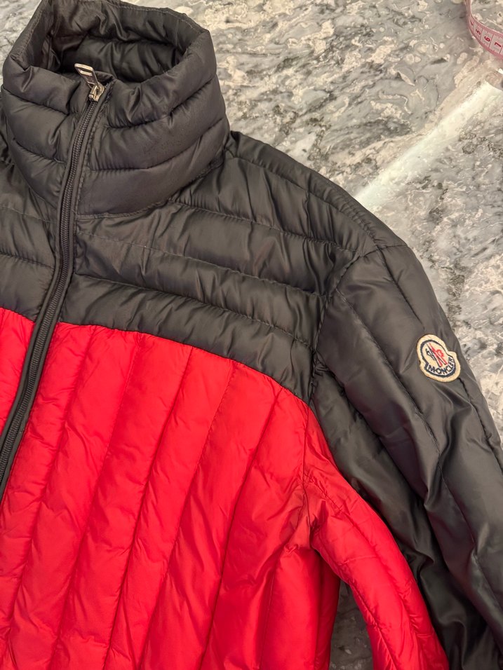 Kırmızı Moncler Erkek Mont - Görsel 2