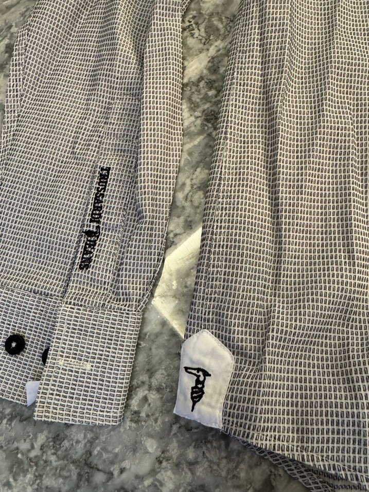 Trussardi jeans gömlek - Görsel 3