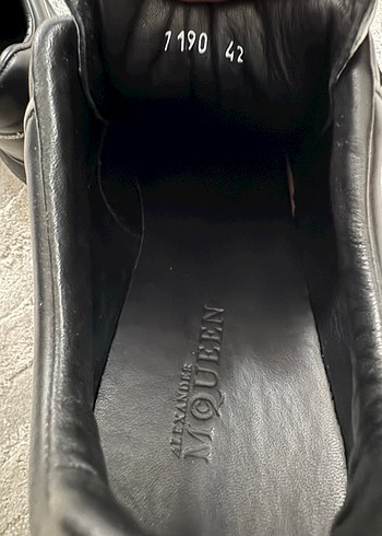 Siyah erkek Alexander McQueen - Görsel 5