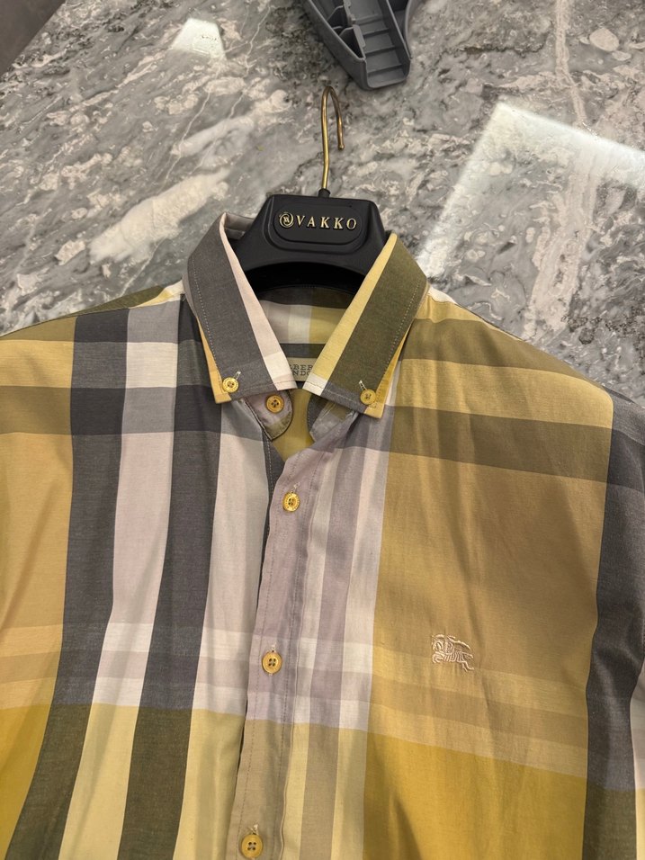 Erkek burberry gömlek - Görsel 2