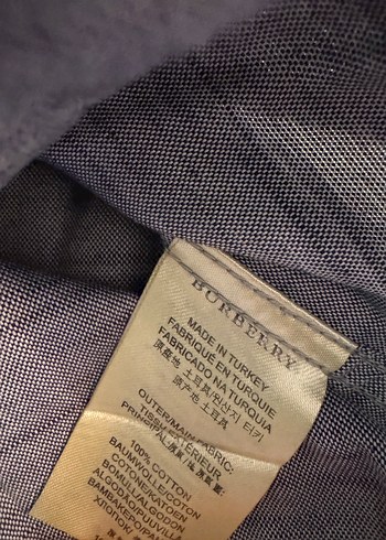 Mavi burberry erkek gömlek - Görsel 5