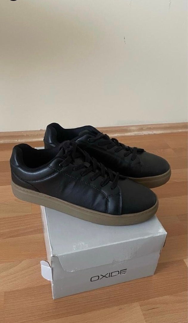 Platform Topuklu Siyah Spor Ayakkabı - Görsel 2