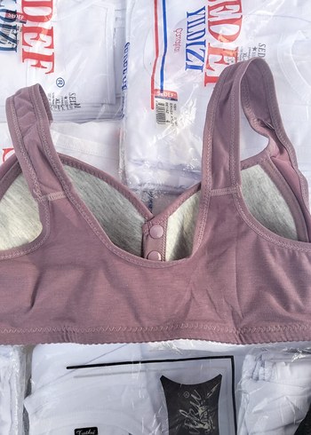 Çıtçıtlı Telsiz Koton Sütyen - Görsel 3