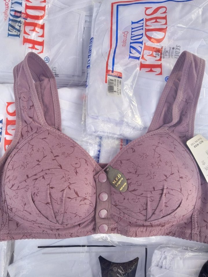 Çıtçıtlı Telsiz Koton Sütyen - Görsel 2