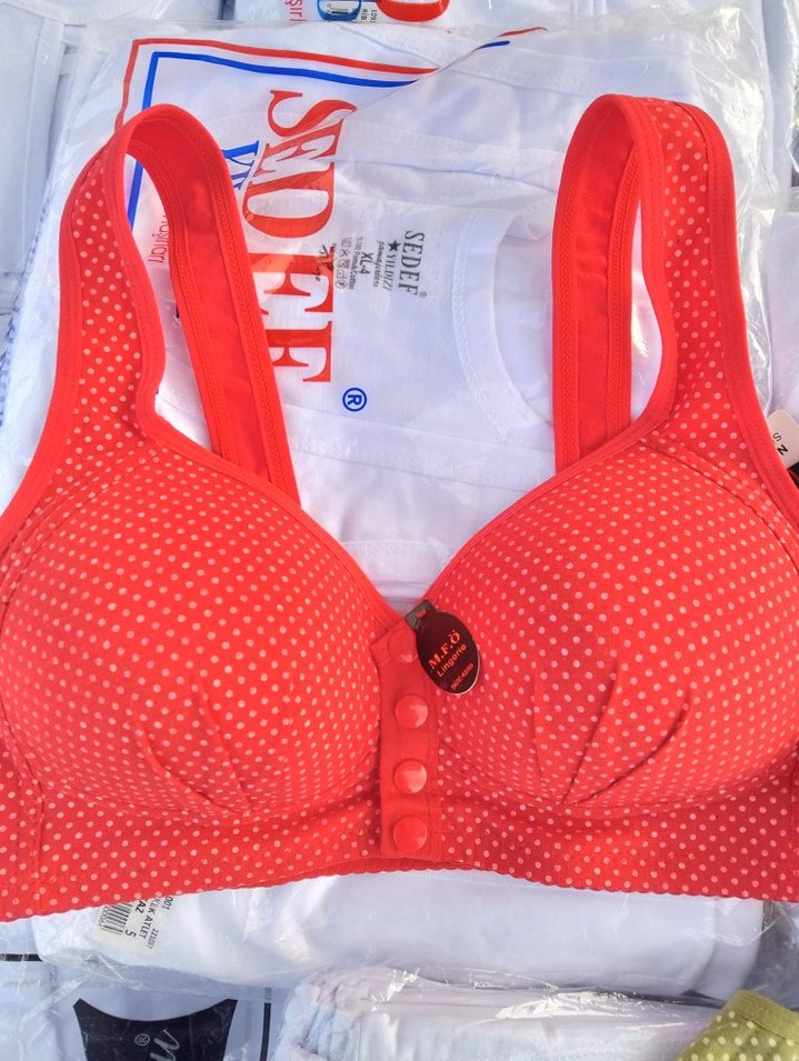 Çıtçıtlı Telsiz Koton Sütyen - Görsel 2