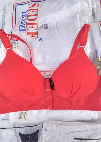 Çıtçıtlı Telsiz Kaplı Sütyen - Görsel 2