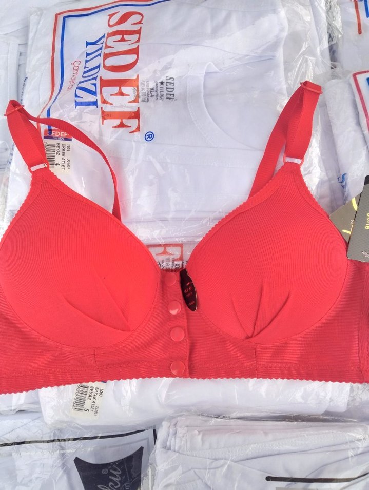 Çıtçıtlı Telsiz Kaplı Sütyen - Görsel 2