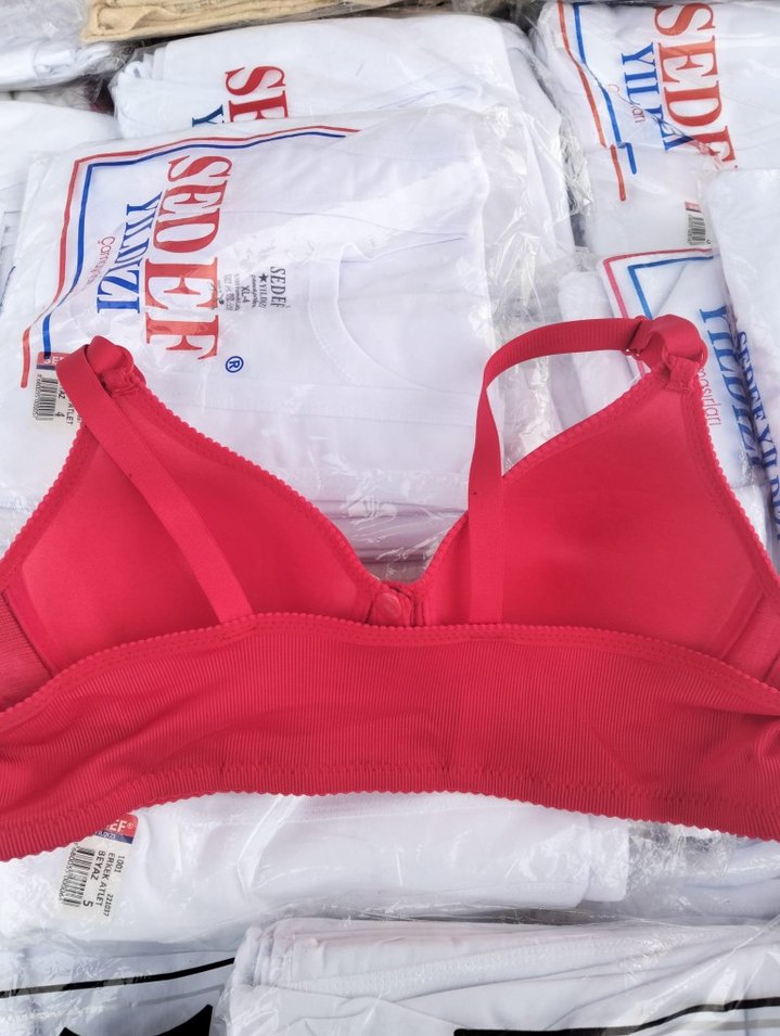 Çıtçıtlı Telsiz Kaplı Sütyen - Görsel 3