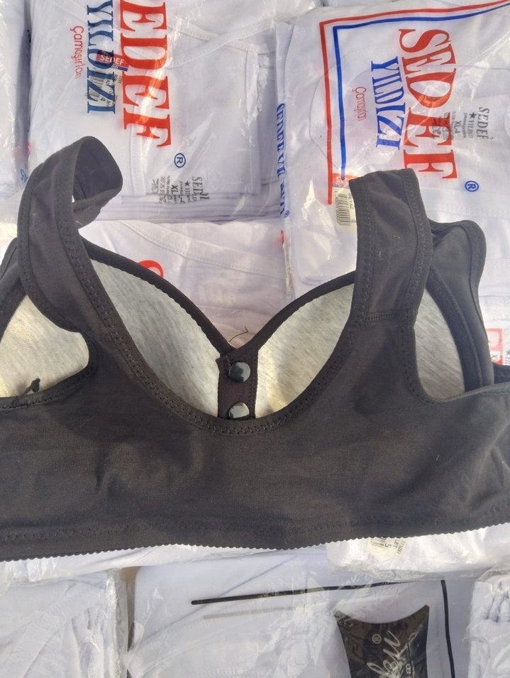 Çıtçıtlı Telsiz Koton Sütyen - Görsel 3