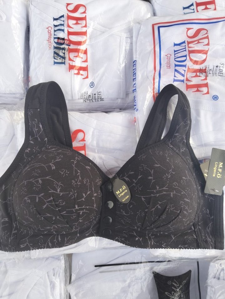 Çıtçıtlı Telsiz Koton Sütyen - Görsel 2