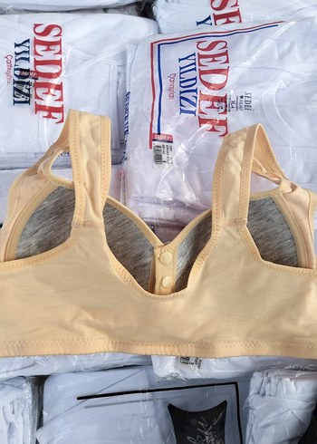 Çıtçıtlı Telsiz Koton Sütyen - Görsel 3