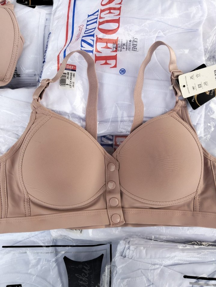 Çıtçıtlı Telsiz Kaplı Sütyen - Görsel 2