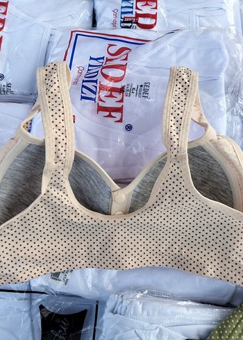 Çıtçıtlı Telsiz Koton Sütyen - Görsel 3