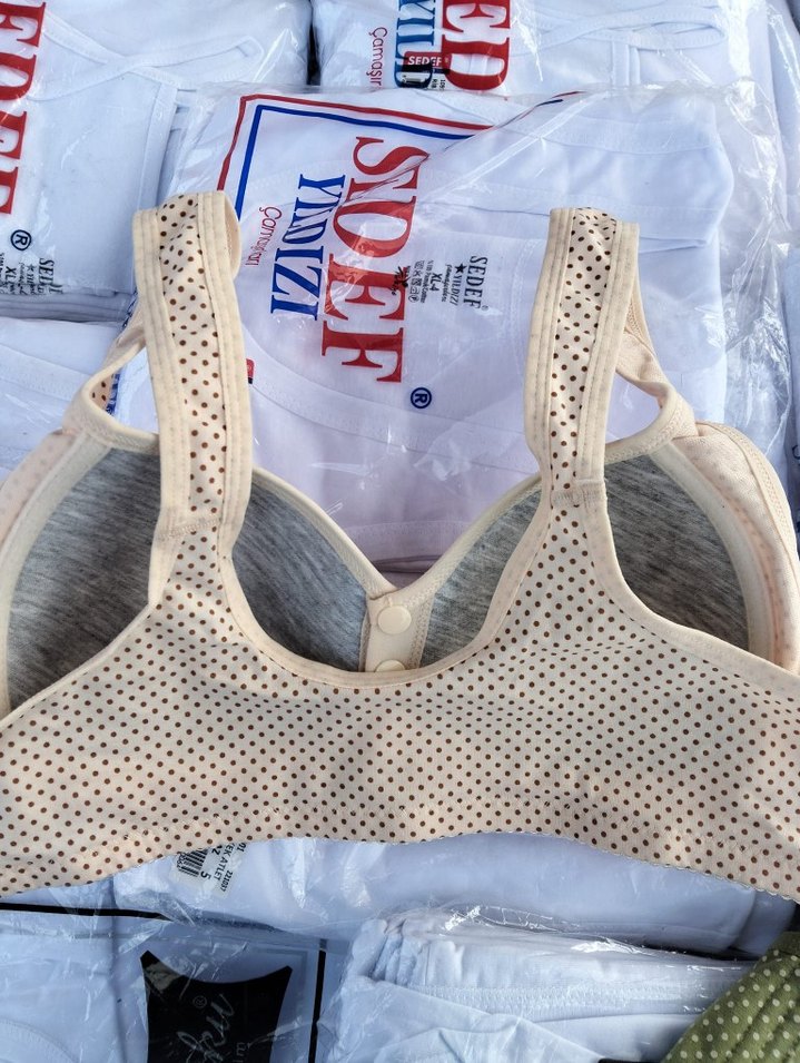 Çıtçıtlı Telsiz Koton Sütyen - Görsel 3
