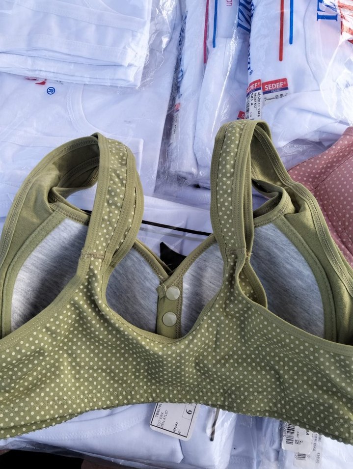 Çıtçıtlı Telsiz Koton Sütyen - Görsel 3