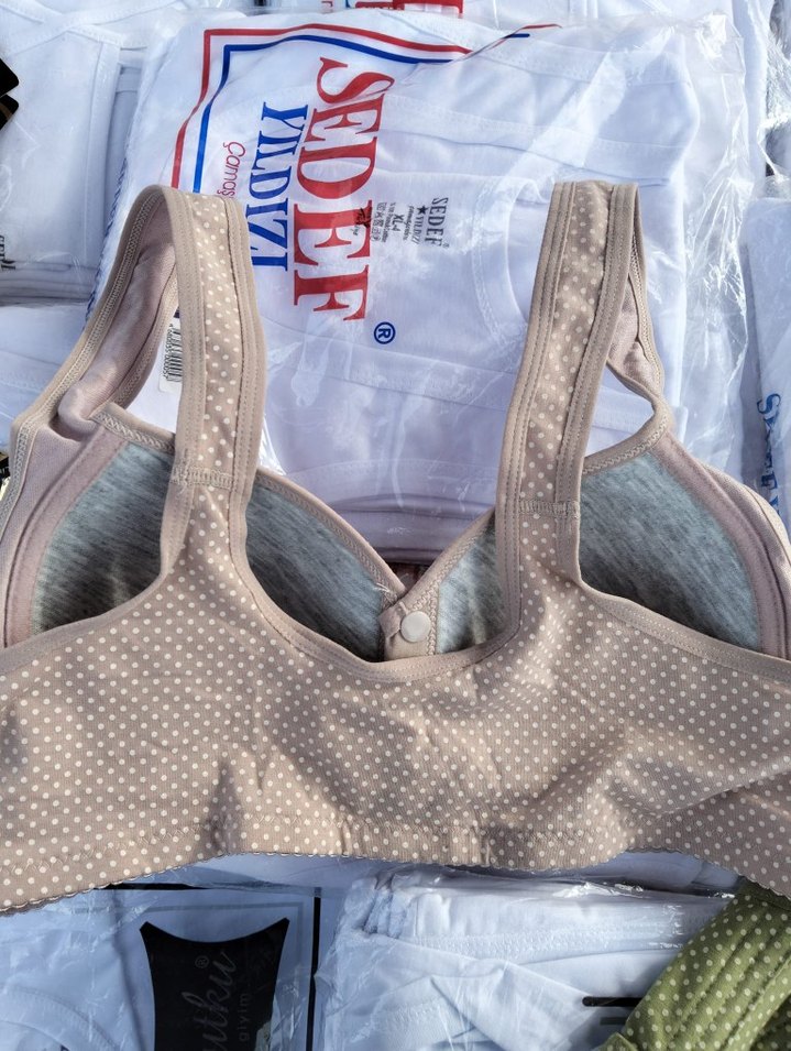 Çıtçıtlı Telsiz Koton Sütyen - Görsel 3