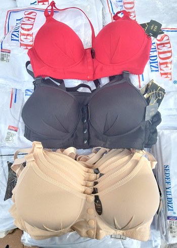 Çıtçıtlı Telsiz Kaplı Sütyen - Görsel 4