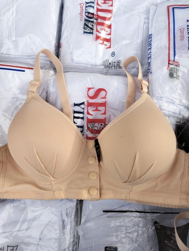 Çıtçıtlı Telsiz Kaplı Sütyen - Görsel 2