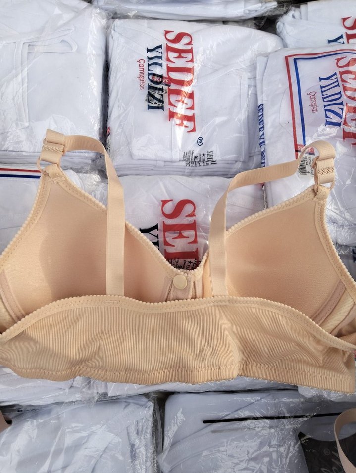 Çıtçıtlı Telsiz Kaplı Sütyen - Görsel 3