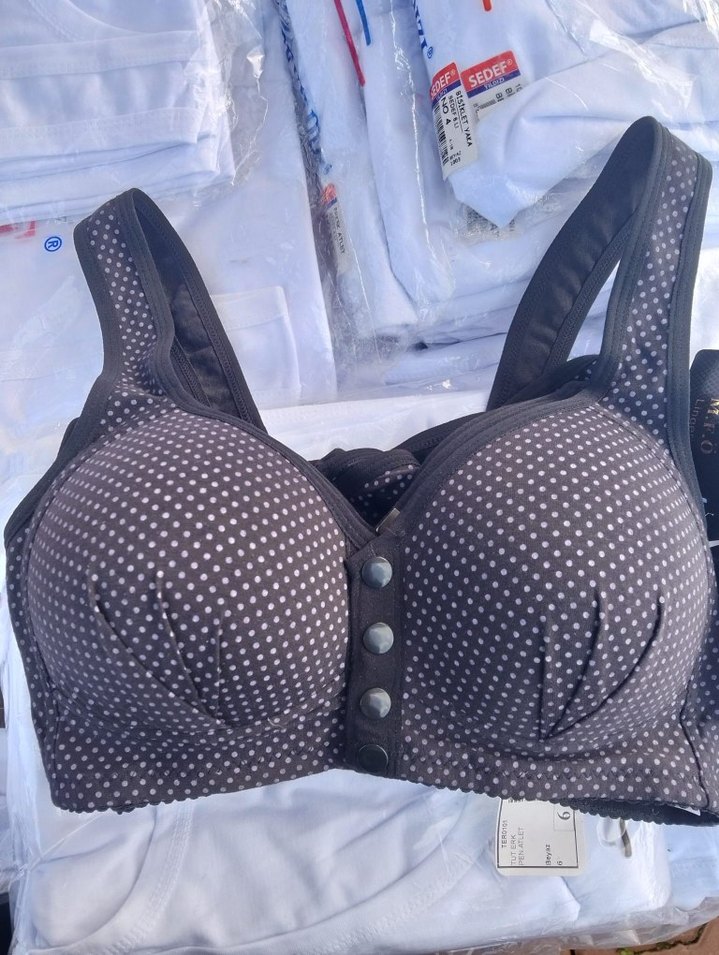 Çıtçıtlı Telsiz Koton Sütyen - Görsel 2
