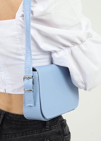 Mavi Minimalist Kadın çanta - Görsel 2