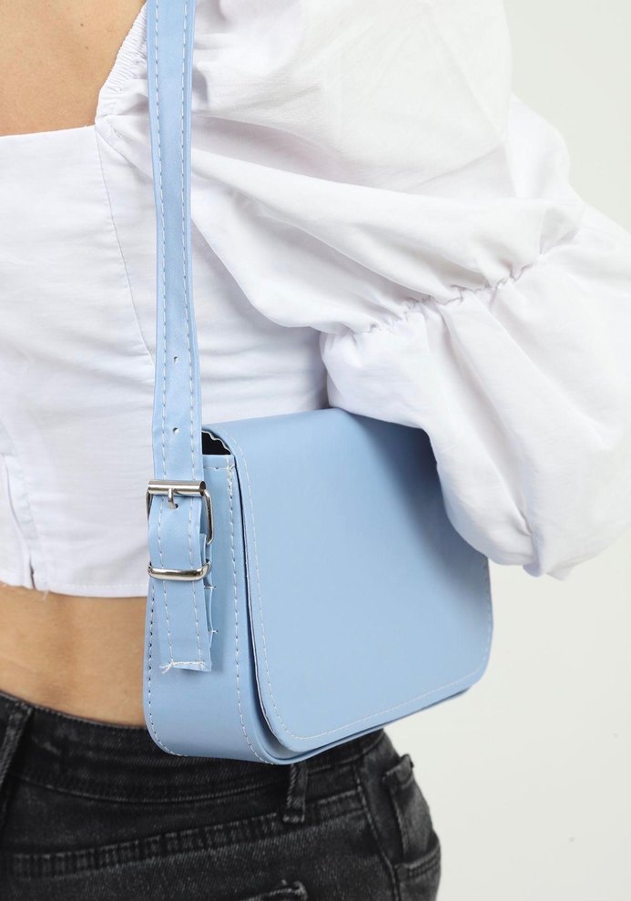 Mavi Minimalist Kadın çanta - Görsel 2