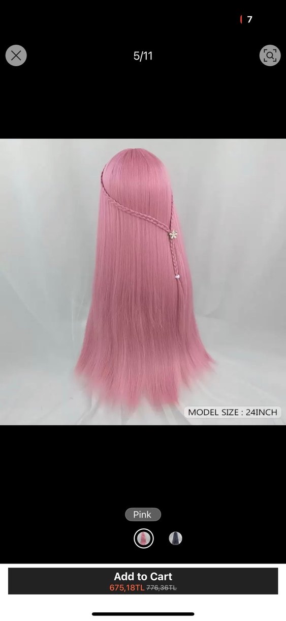 Pembe peruk - Görsel 4
