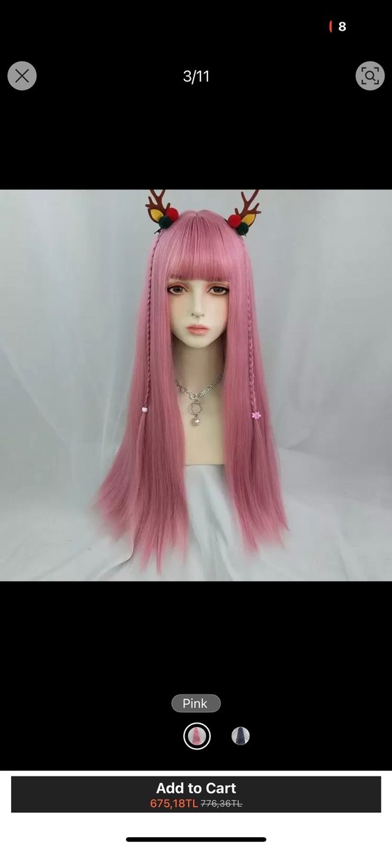 Pembe peruk - Görsel 2