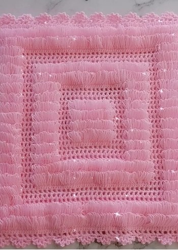 Kız Çocuk Pembe Kısa Kollu Örgü Hırka - Görsel 14