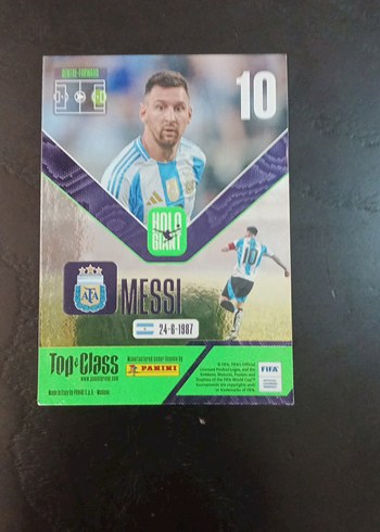 Holo giant Messi top class özel seri kartı - Görsel 2