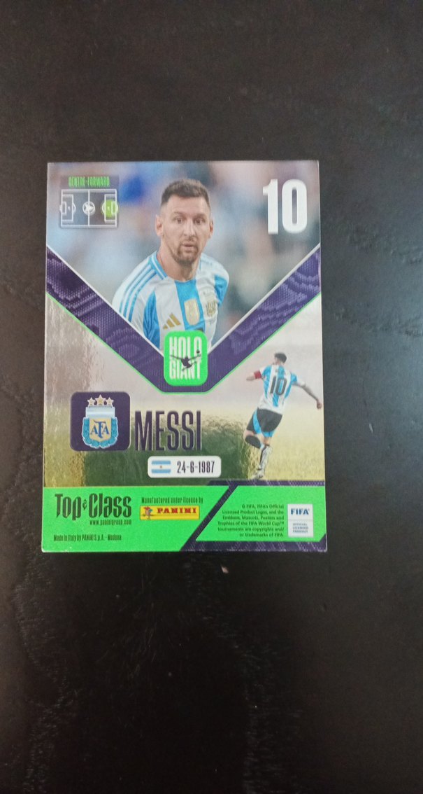 Holo giant Messi top class özel seri kartı - Görsel 2